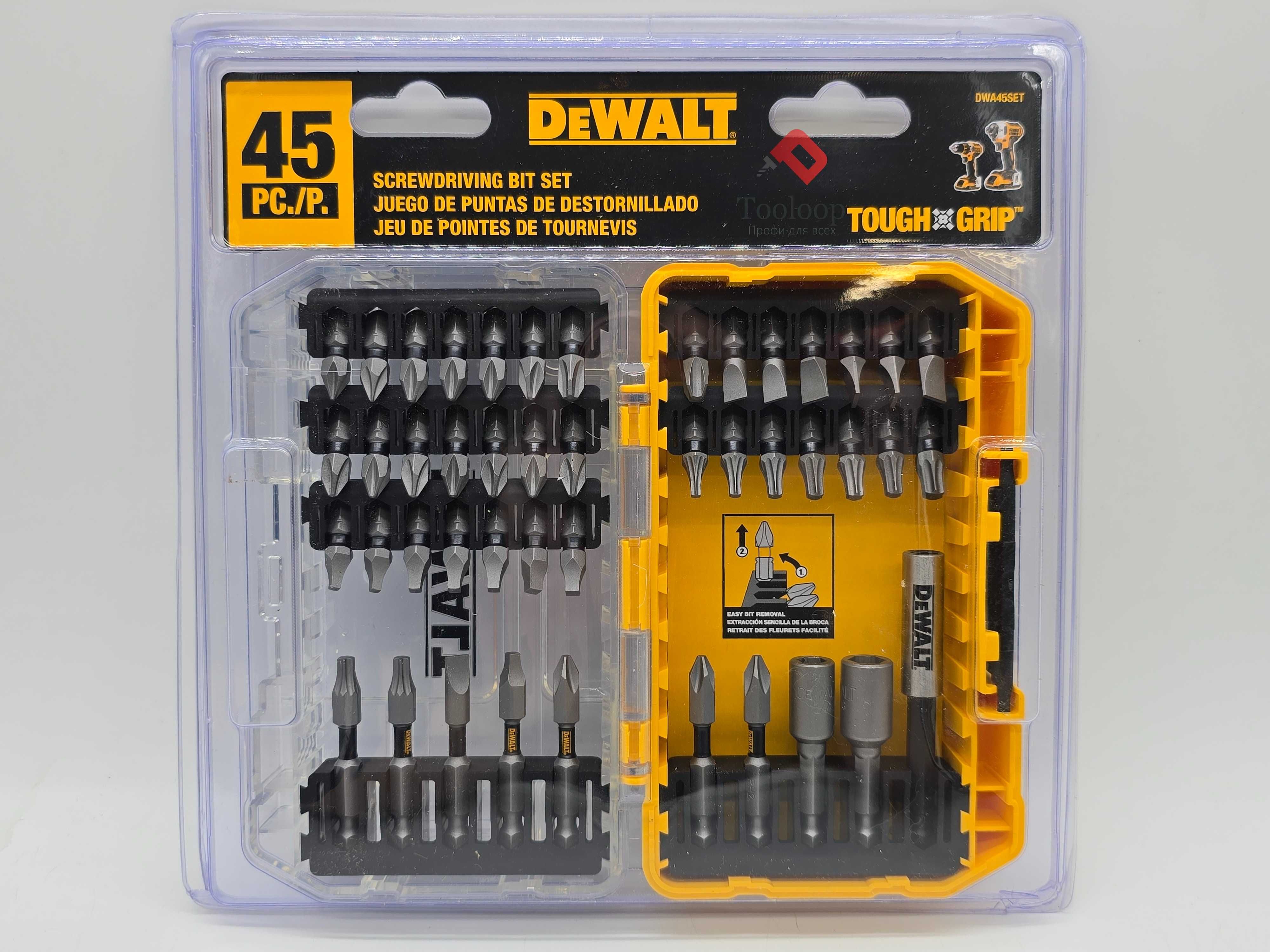 DeWalt DWA45SET Набор Ударных БИТ 45 Предметов Новые / В Наличии !!!