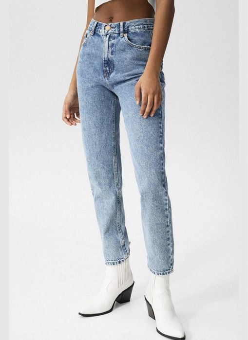 Базові джинси мом Pull and Bear