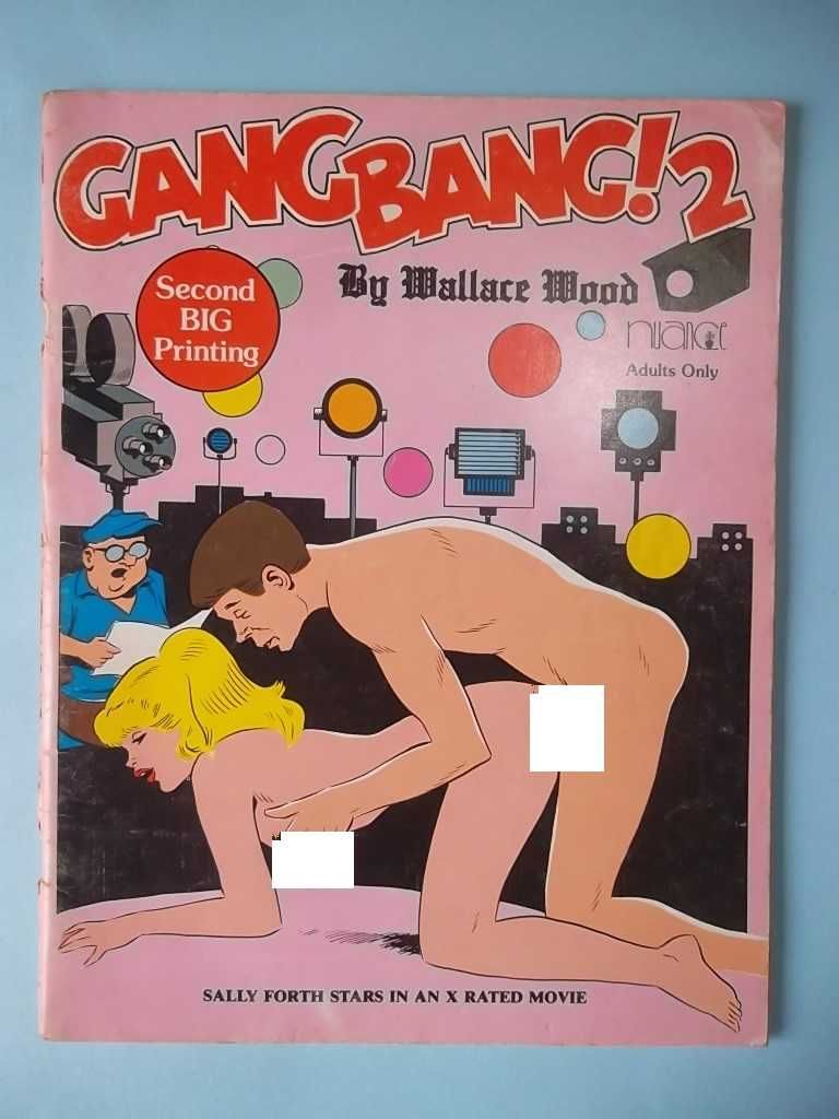 RARO ! Wallace Wood - Gang Bang 2 - Sally Forth & outra BD erótica.