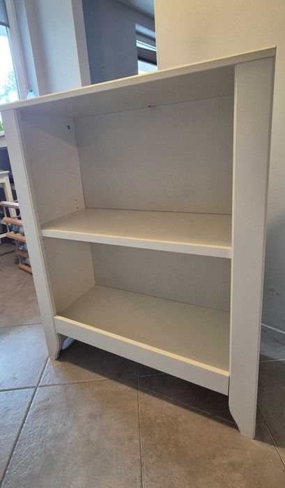 Szafki otwarte z półkami (białe, klasyczne) x 3 szt. 70cm szer.