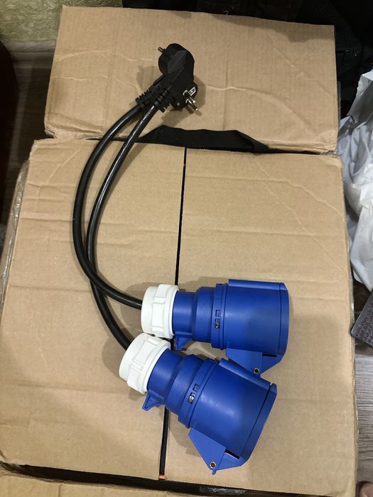 Адаптер 32а на 16 а, розетка 32 а, перехідник, хвіст