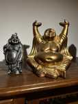 Budda, dwie figurki.