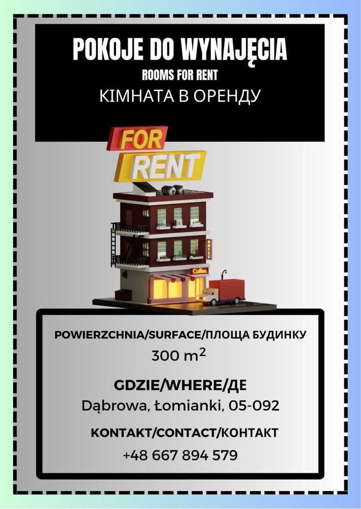 Pokoje do wynajecia kwatery pracownicze
