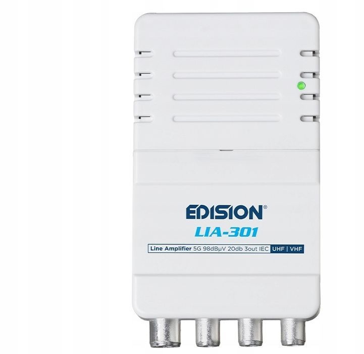 wzmacniacz edision lia-301 impedancja 75 omów wzmocnienie do 20 db
