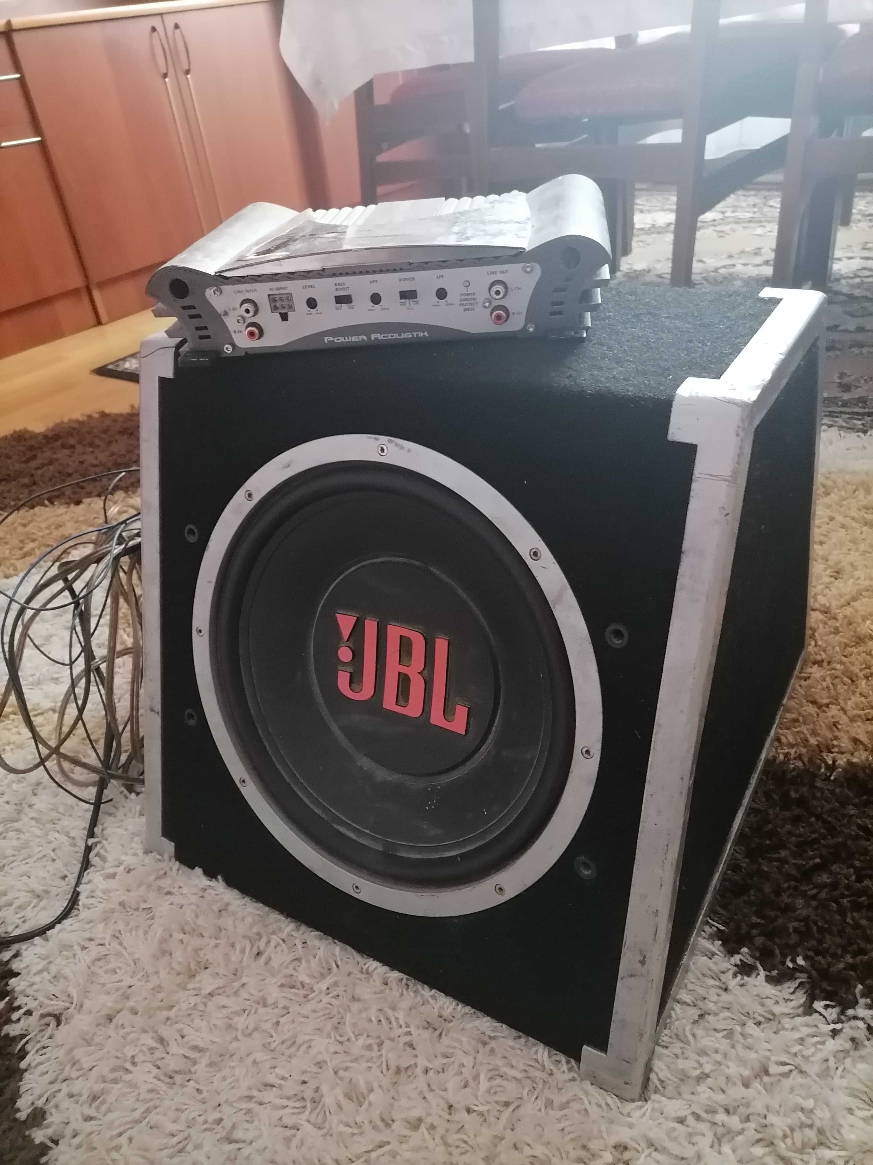 Продам або обміняю сабвуфер JBL з підсилювачем + (дроти)