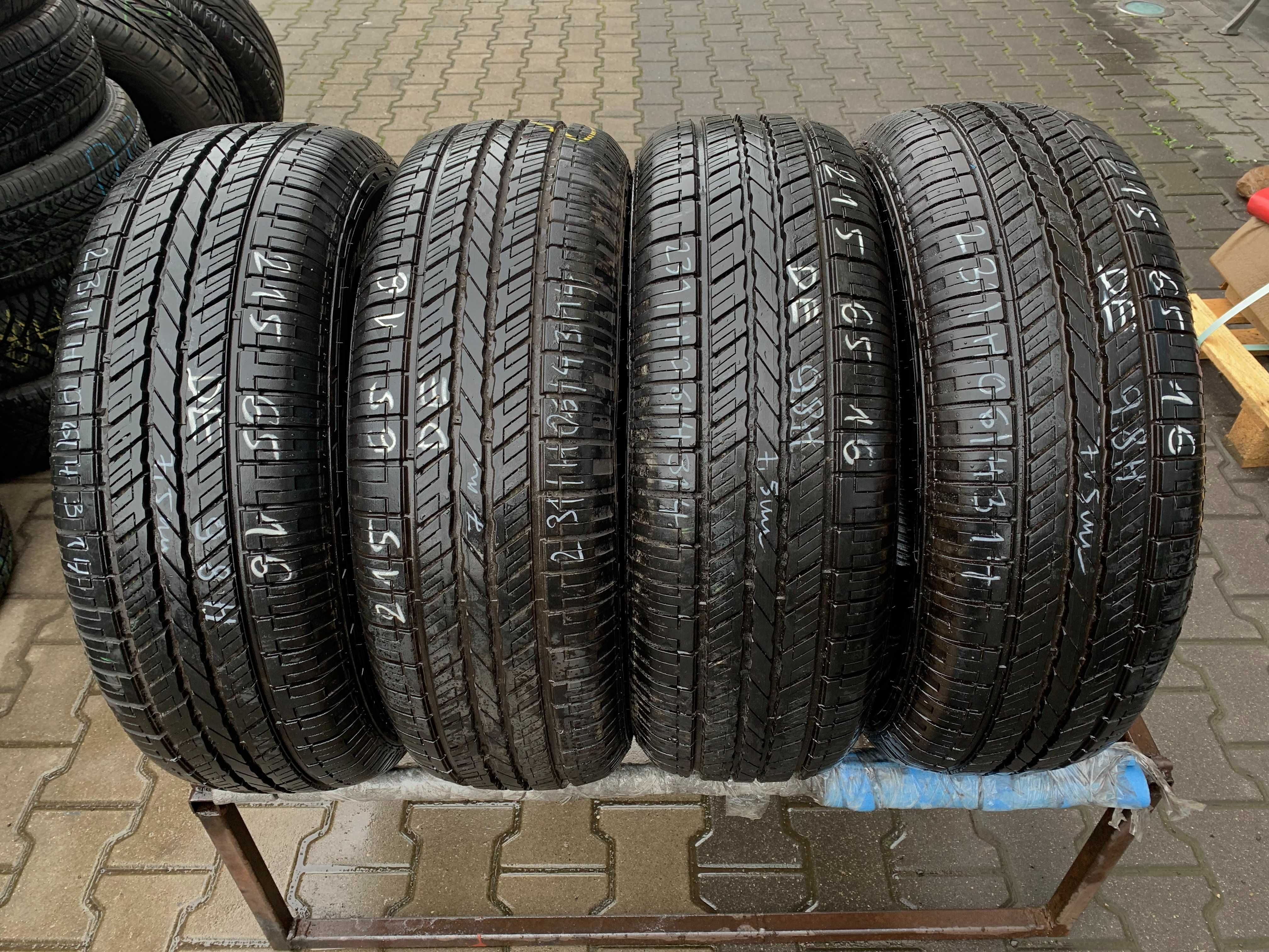 4 szt. opony używane letnie 215/65r16 Hankook Dynapro HP