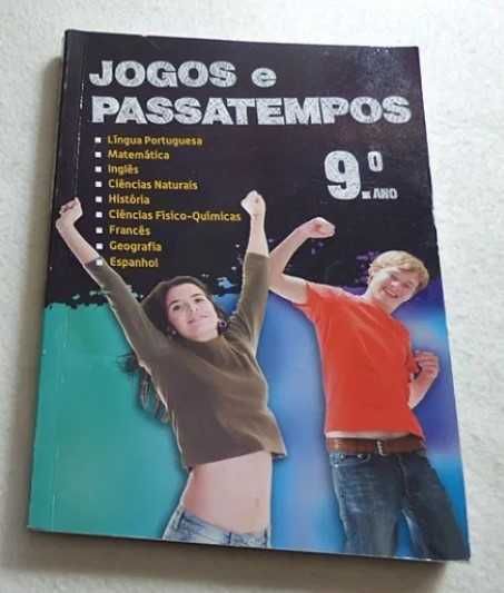 Livro Jogos e Passatempos  9.ºano - inclui portes