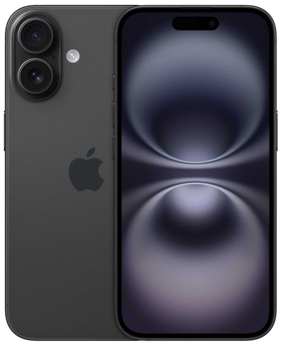 iPhone 16 128GB Black + etui + osłona na aparat - nowy nierozpakowany