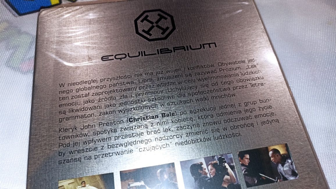 Equilibrium DVD edycja kolekcjonerska lektor pl nowa METALBOX