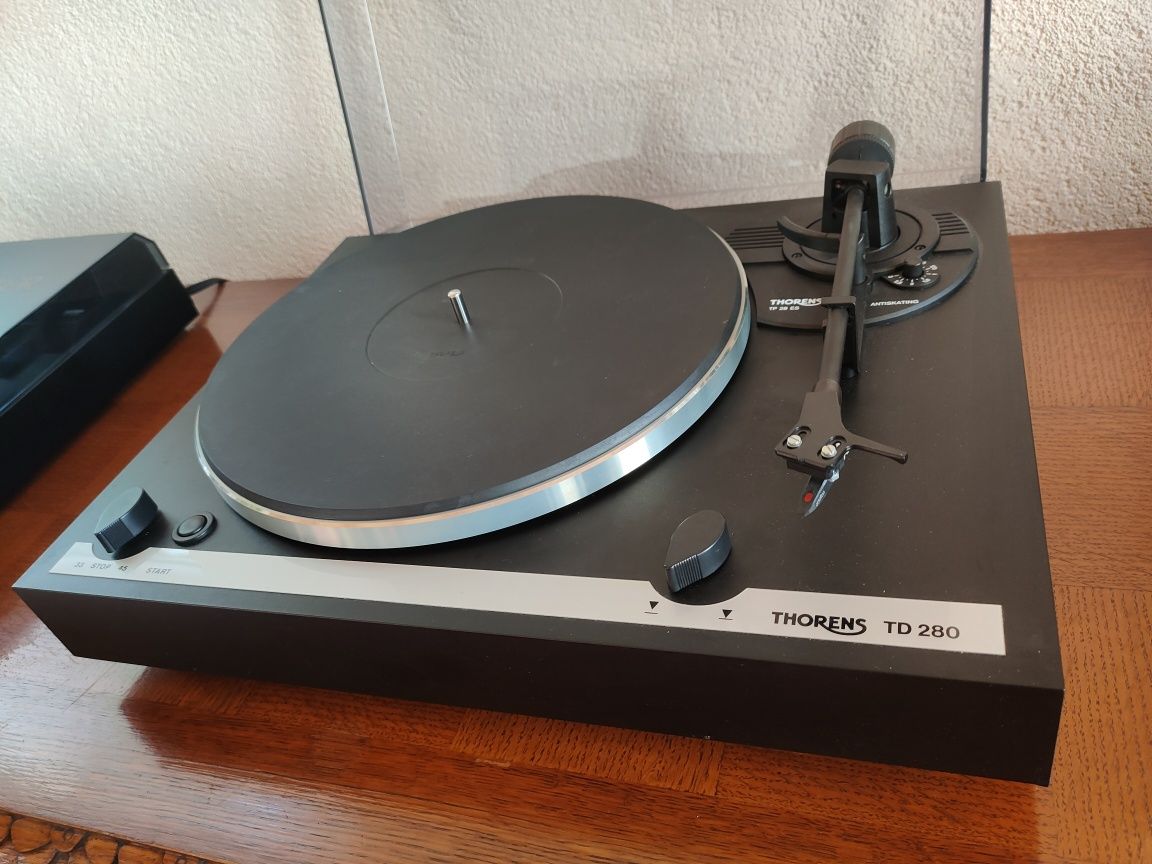 Gramofon Thorens td 280 po serwisie i kalibracji z wkładką ortofon.