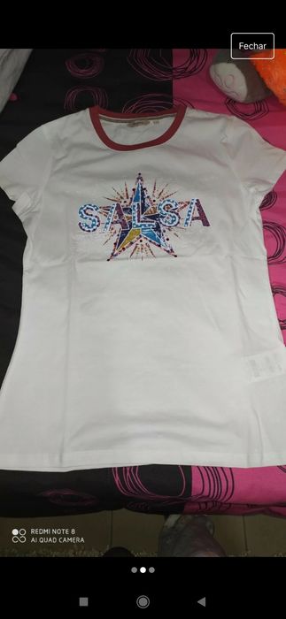 T-shirt de marca salsa mulher
