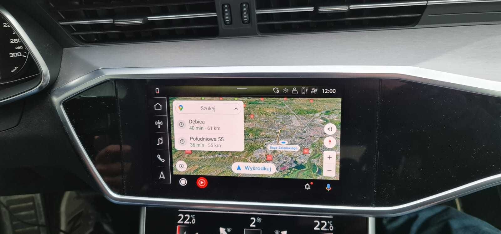 Audi, A4,A6,Q5,Q7 Carplay, Android Auto konwersja us to eu lampy tył