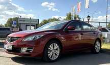 Mazda 6 AUTOMAT/ Climatronic/ Alufelgi17/ Czujniki P+T/ BLIS/ Isofix/ Tempomat