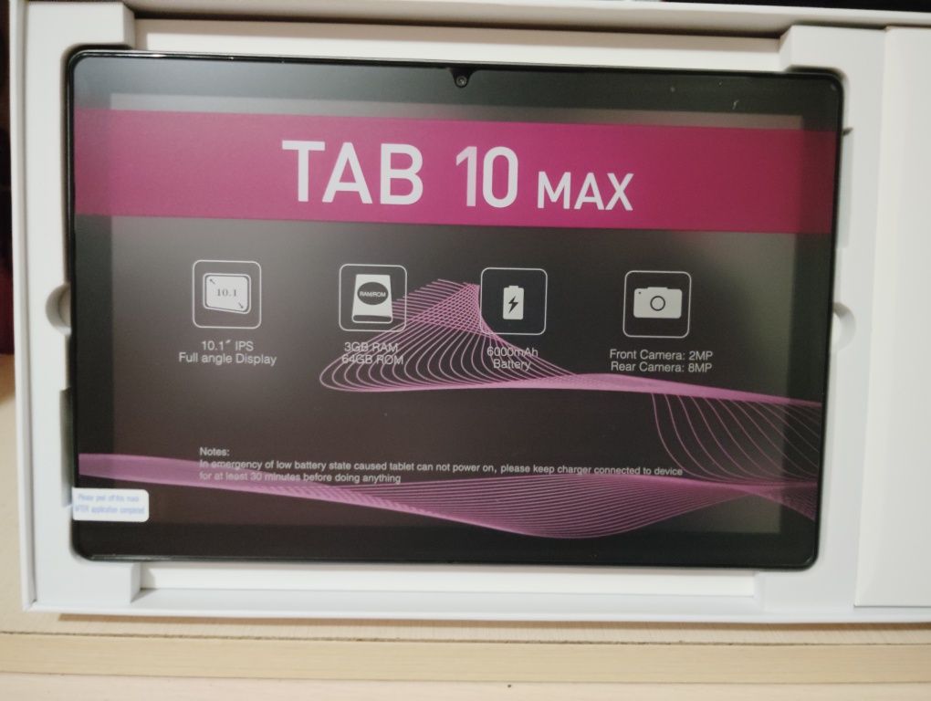 10.1 дюймовий Планшет FitiFun Tab 10 Max 6000 mAh 6/64Gb 2.0 Ггц
