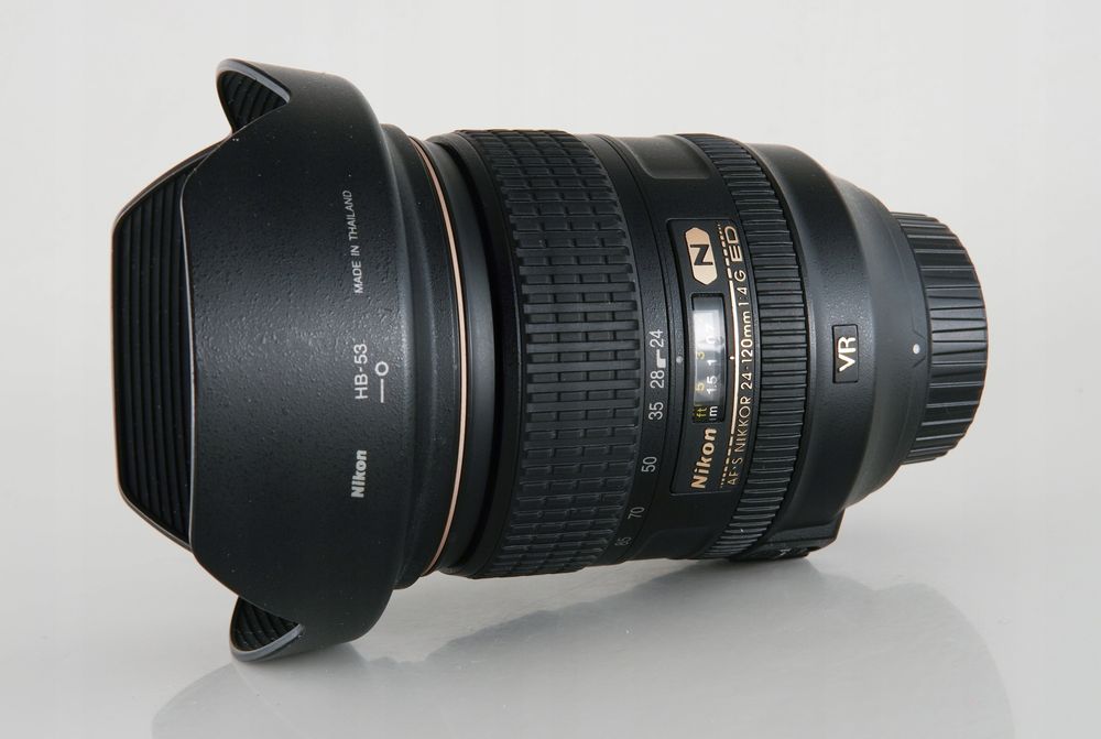 Obiektyw Nikkor AF-S 24-120 f/4G VR, stan bdb. + filtr UV