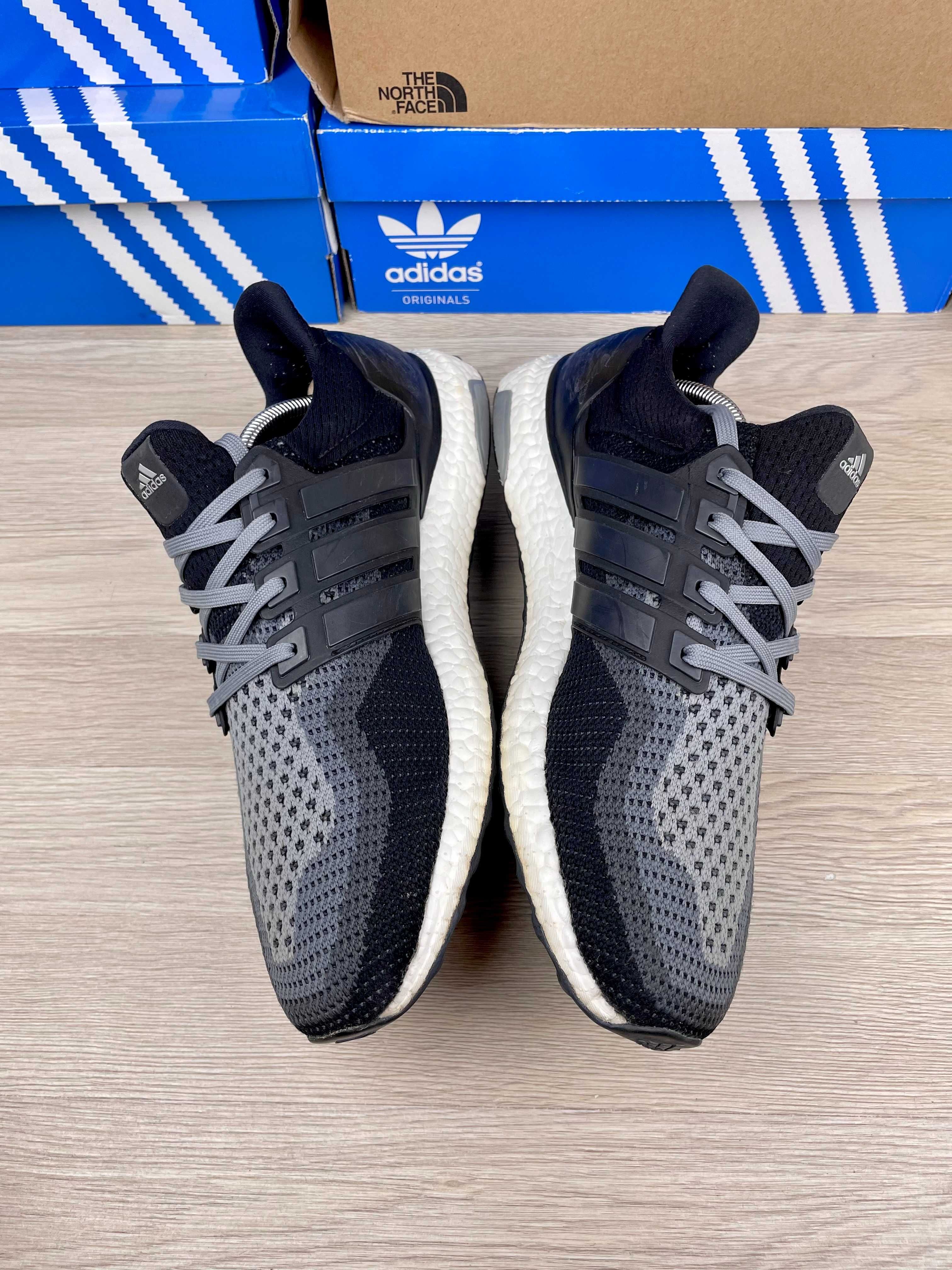 Кроссовки Adidas Ultra Boost 2.0 серые легкие беговые 43