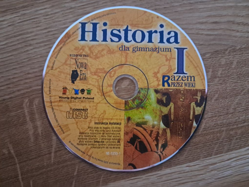 Historia dla gimnazjum 1 - CD Razem przez wieki Nowa Era