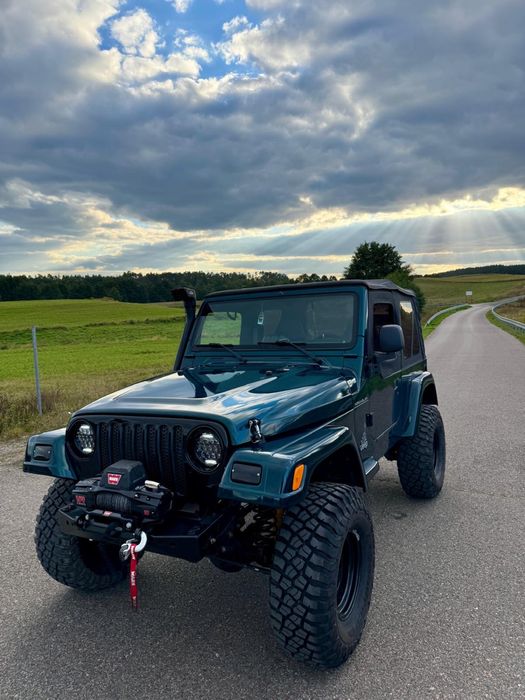 Jeep Wrangler TJ 2.5 TURBO- Blokady- Warn- OFFROAD- Zmota-