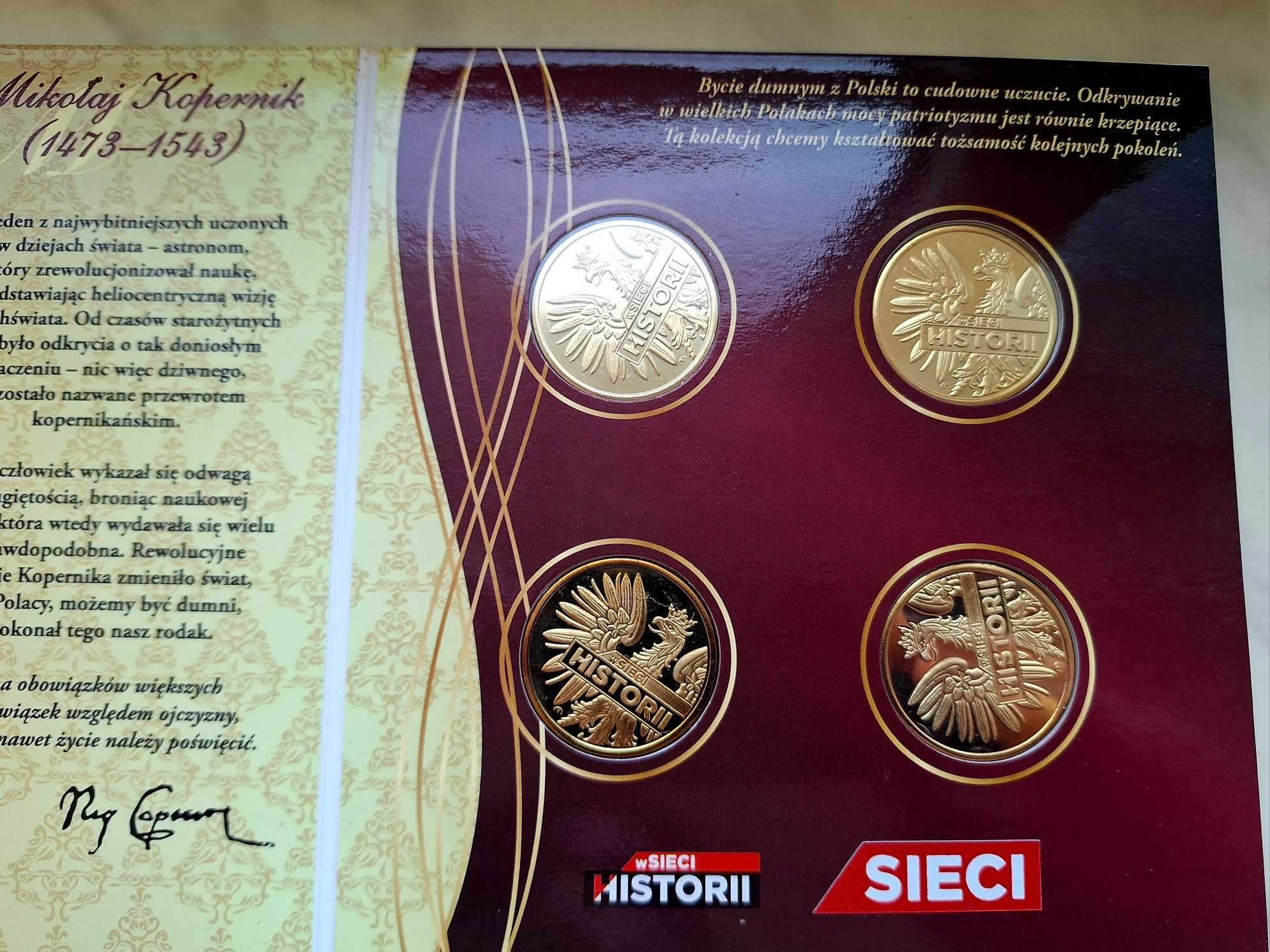 Numizmaty Wielcy Polacy  Jan Paweł II, Piłsudski, Mickiewicz, Kopernik