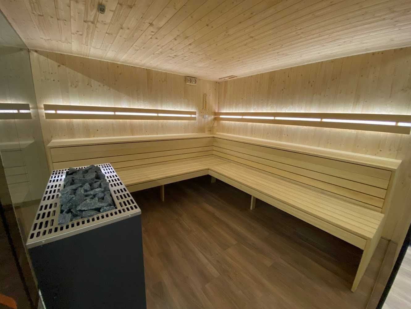 Sauna wewnętrzna Sauna na wymiar fińska, sucha, mokra, combi, infrared