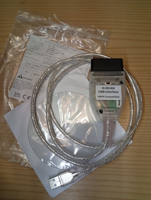 Діагностичний шнур сканер адаптер K-DCAN line INPA для BMW