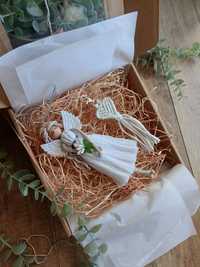 Box prezentowy aniołek z breloczkiem, pomysł na prezent