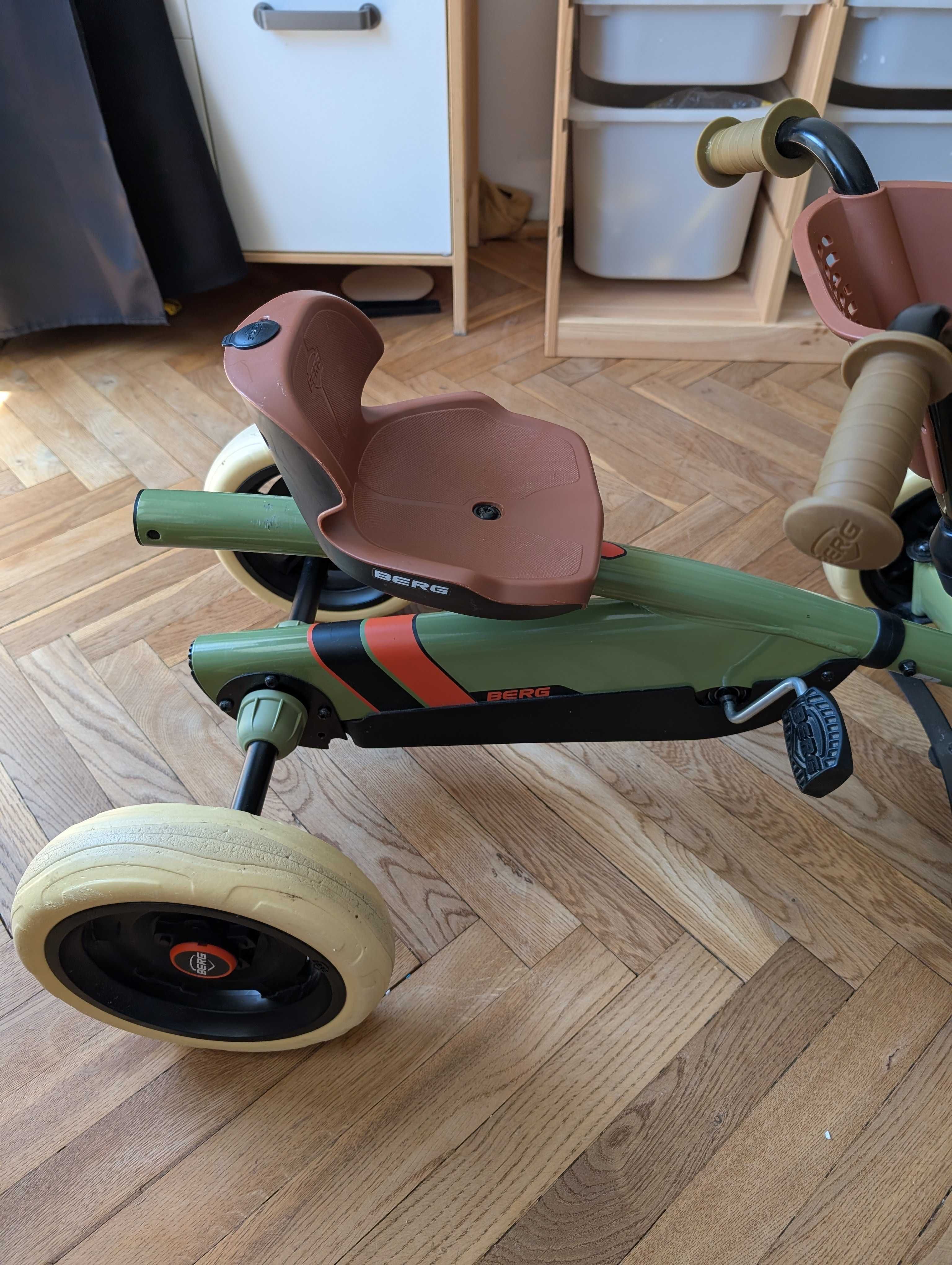 gokart BERG Buzzy Retro Green | idealny dla 2-3 latka