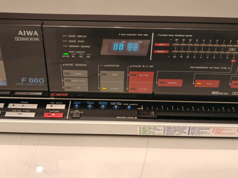 AIWA F660 ! Rzadki deck VINTAGE ! Do serwisu