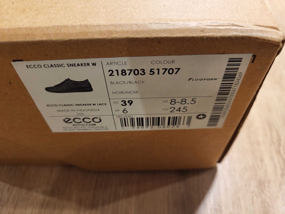 buty Ecco rozmiar 39 nowe