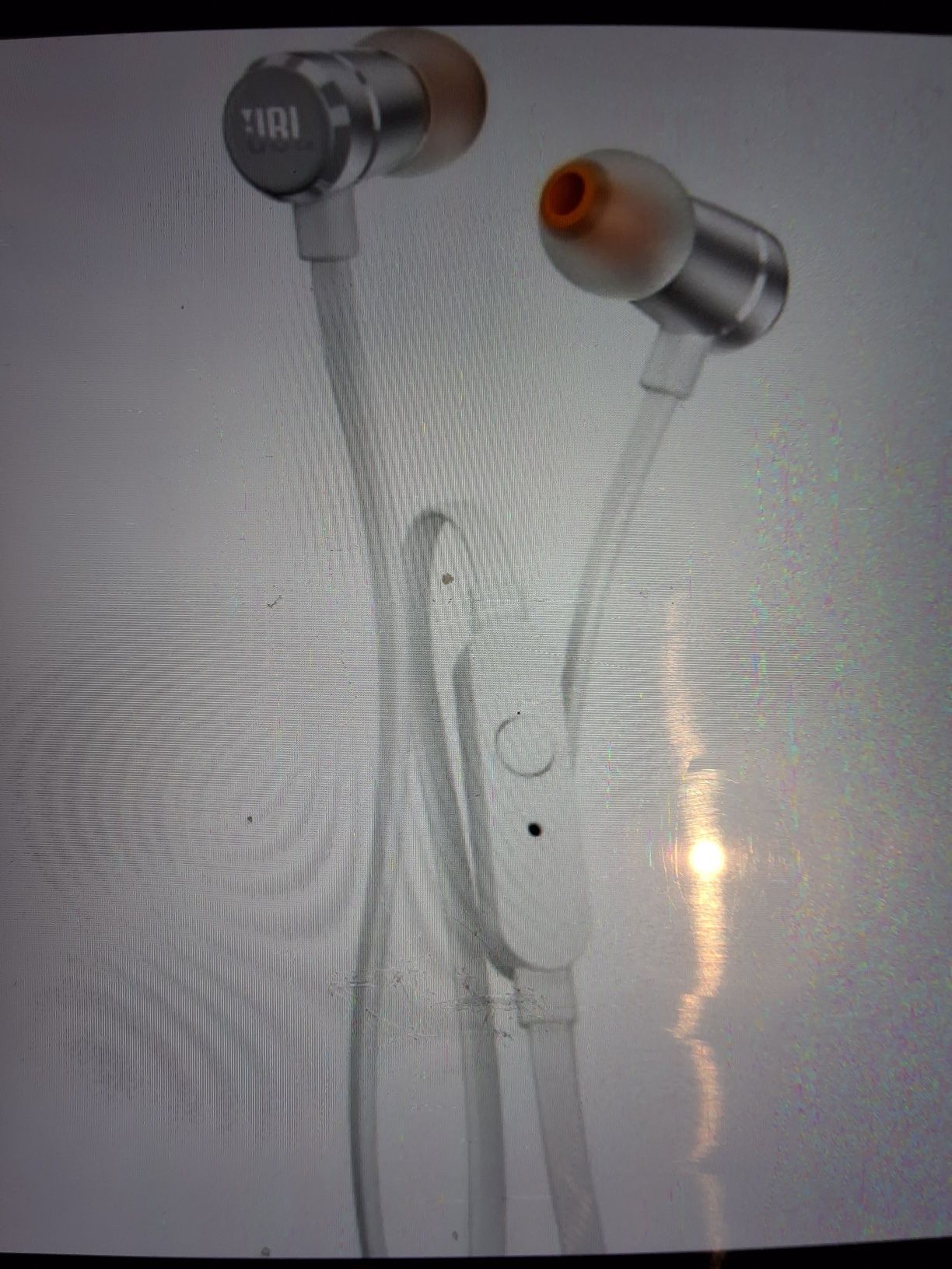 Słuchawki dokanałowe JBL Tune290 silwer