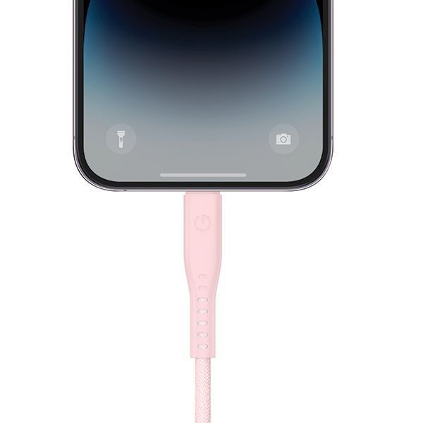 Fast Kabel 3A Pd Mfi 60W Charge Usb-C Energea Różowy/Pink Lightningc94