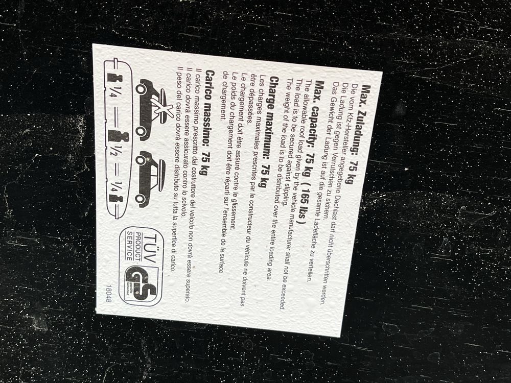 Bagageira de tejadilho Thule XL