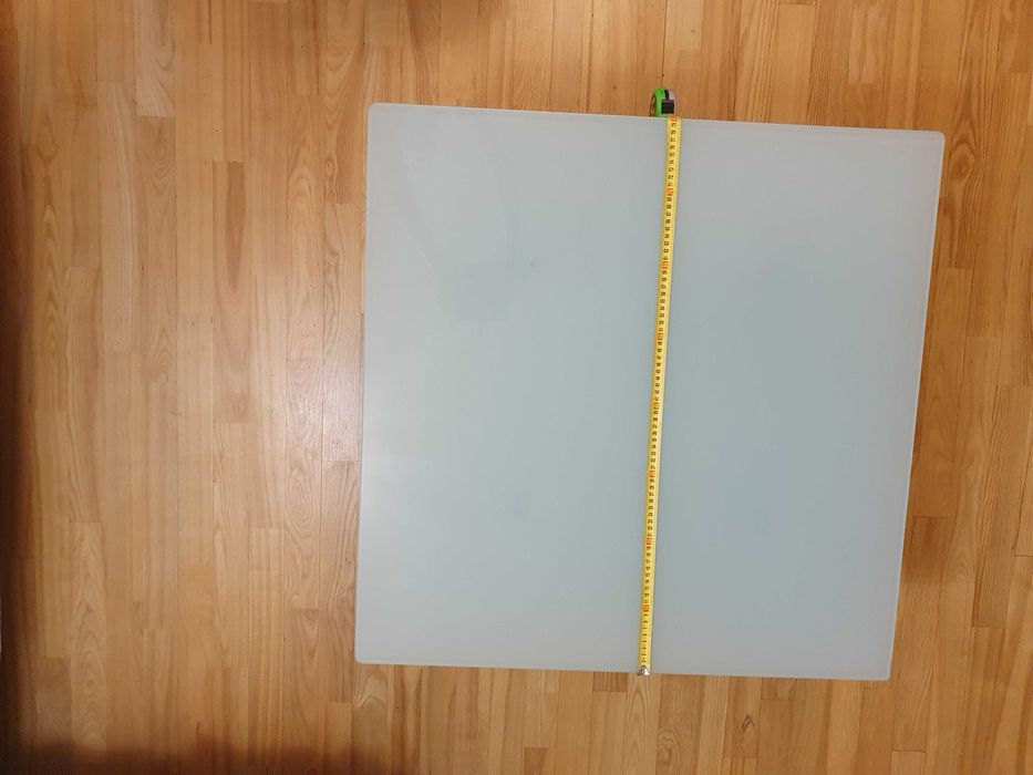 Stolik kawowy ze szklanymi blatami 80x80