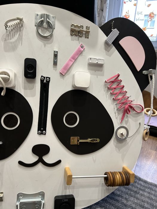 Tablica manipulacyjna sensoryczna Panda Patrycja „XL”