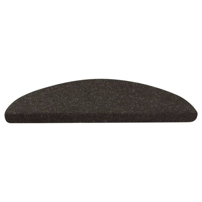 vidaXL Samoprzylepne nakładki na schody, 10 szt., czarne, 56x17x3 cm