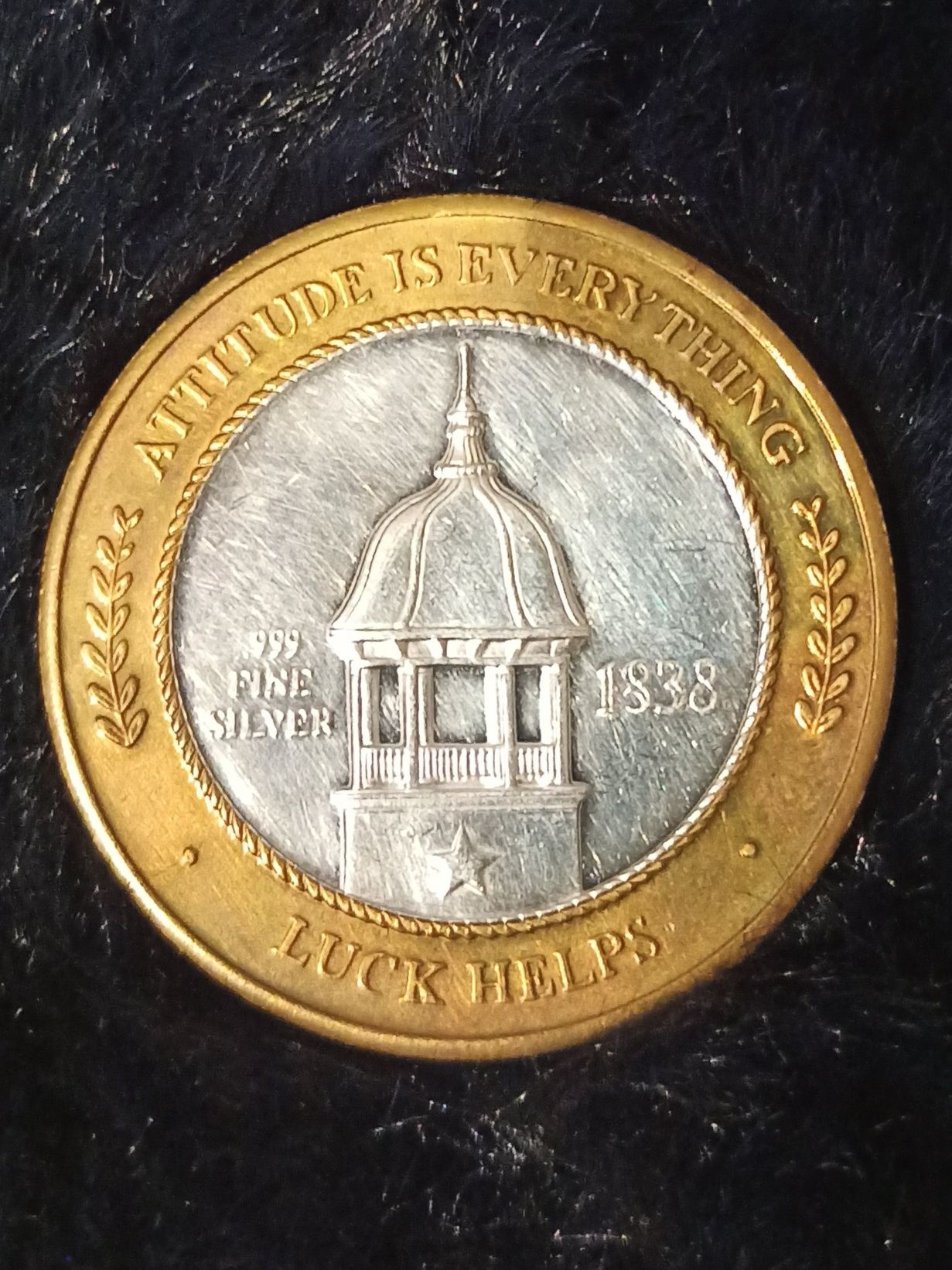 III Forks token/medal .999 fine silver
