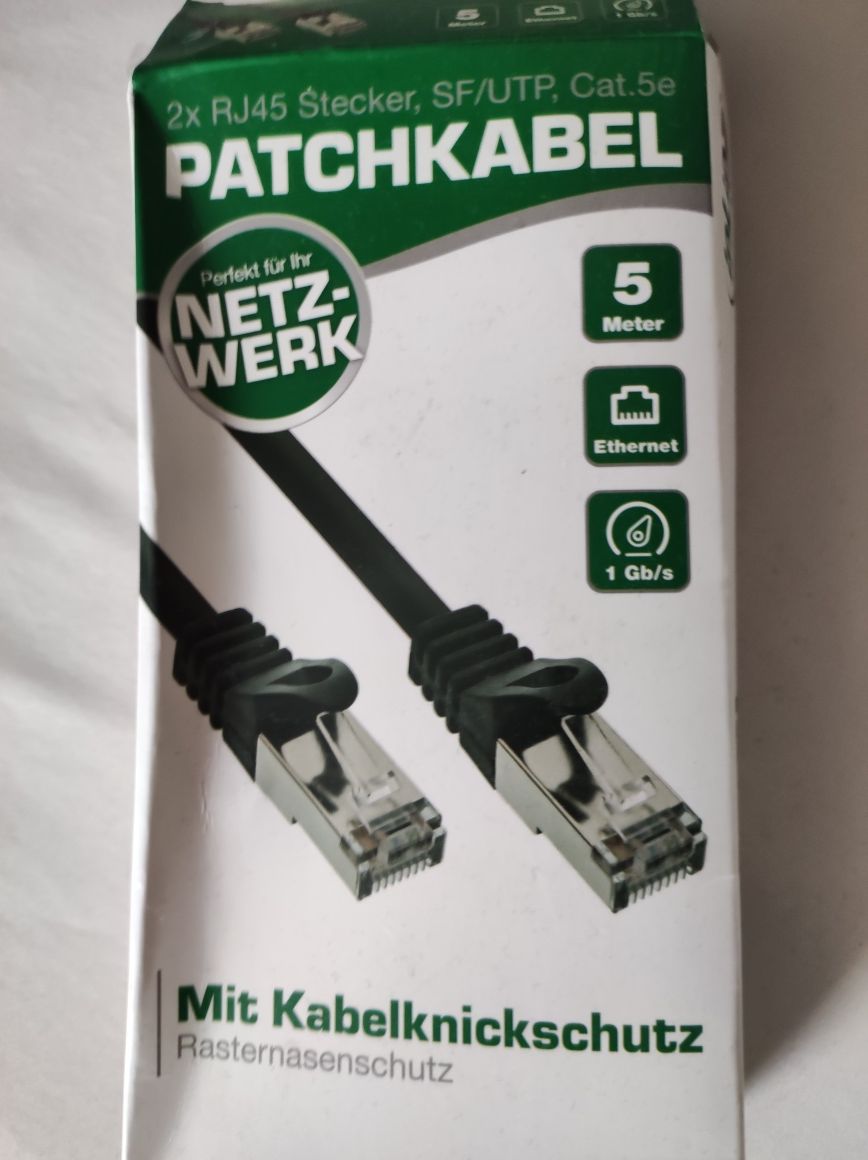 Kabel sieciowy RJ 45 5 metrów