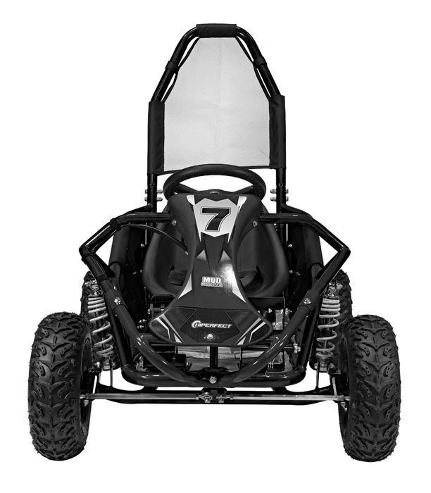 Mud Monster czarny elektryczny pojazd dziecięcy SUV - EkstraZabawki.pl