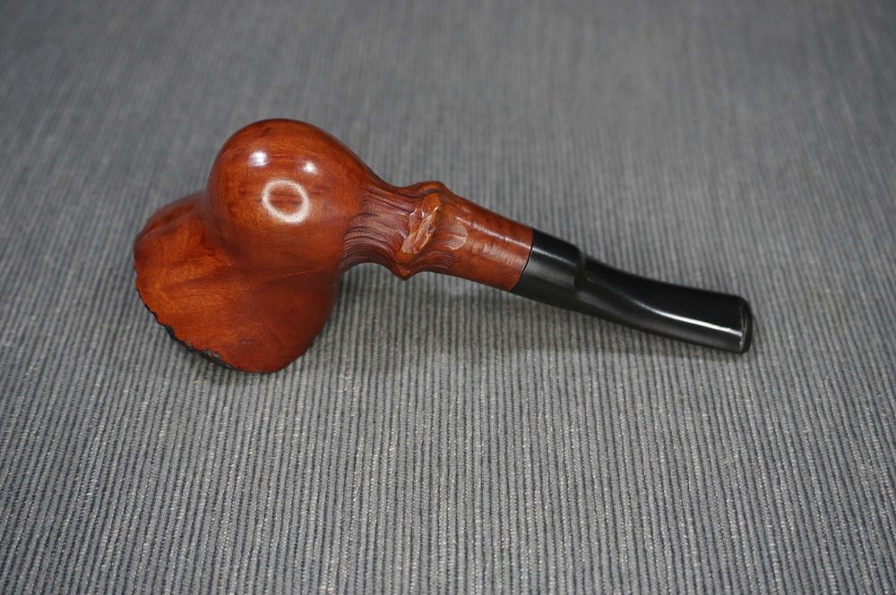 Conj. Cachimbo « fleuron » T.POLINSKI, hand made, em urze (Polonha)