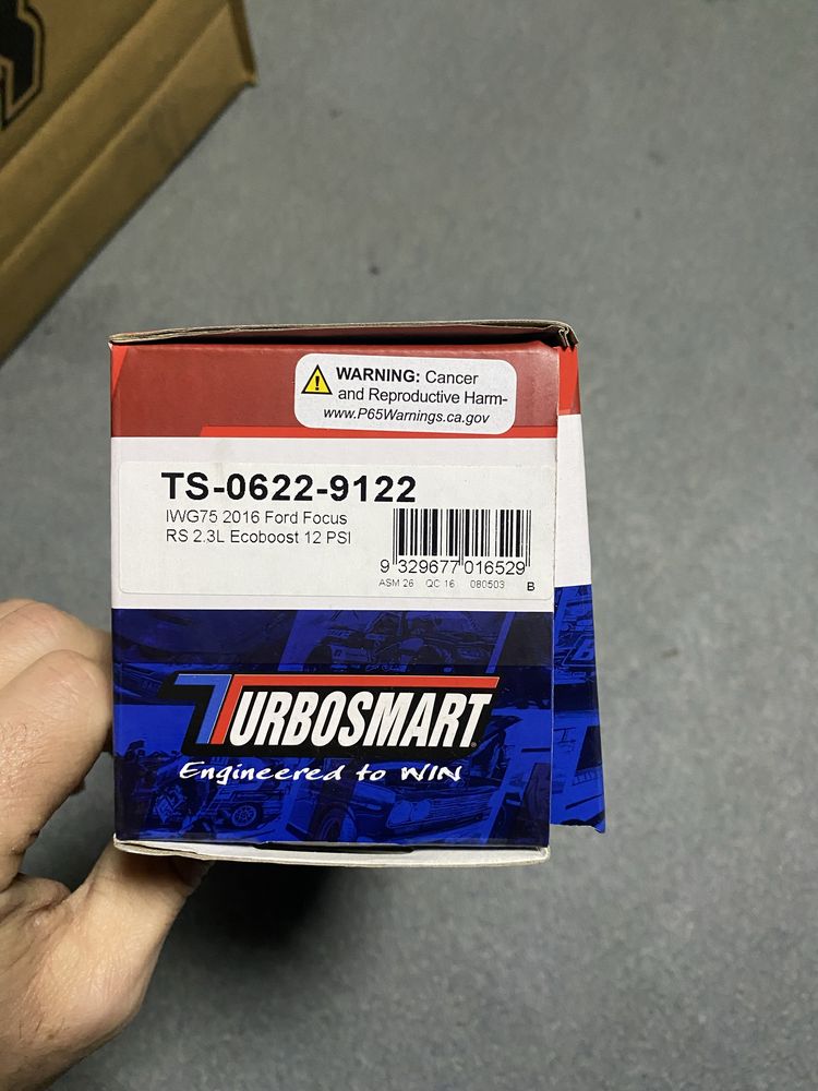 Turbosmart TS06229122 Iwg75 для Focus RS 12 PSI 2016