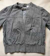 Джинсовая коттоновая куртка джинсовка жакет La Redoute XS-S Франция