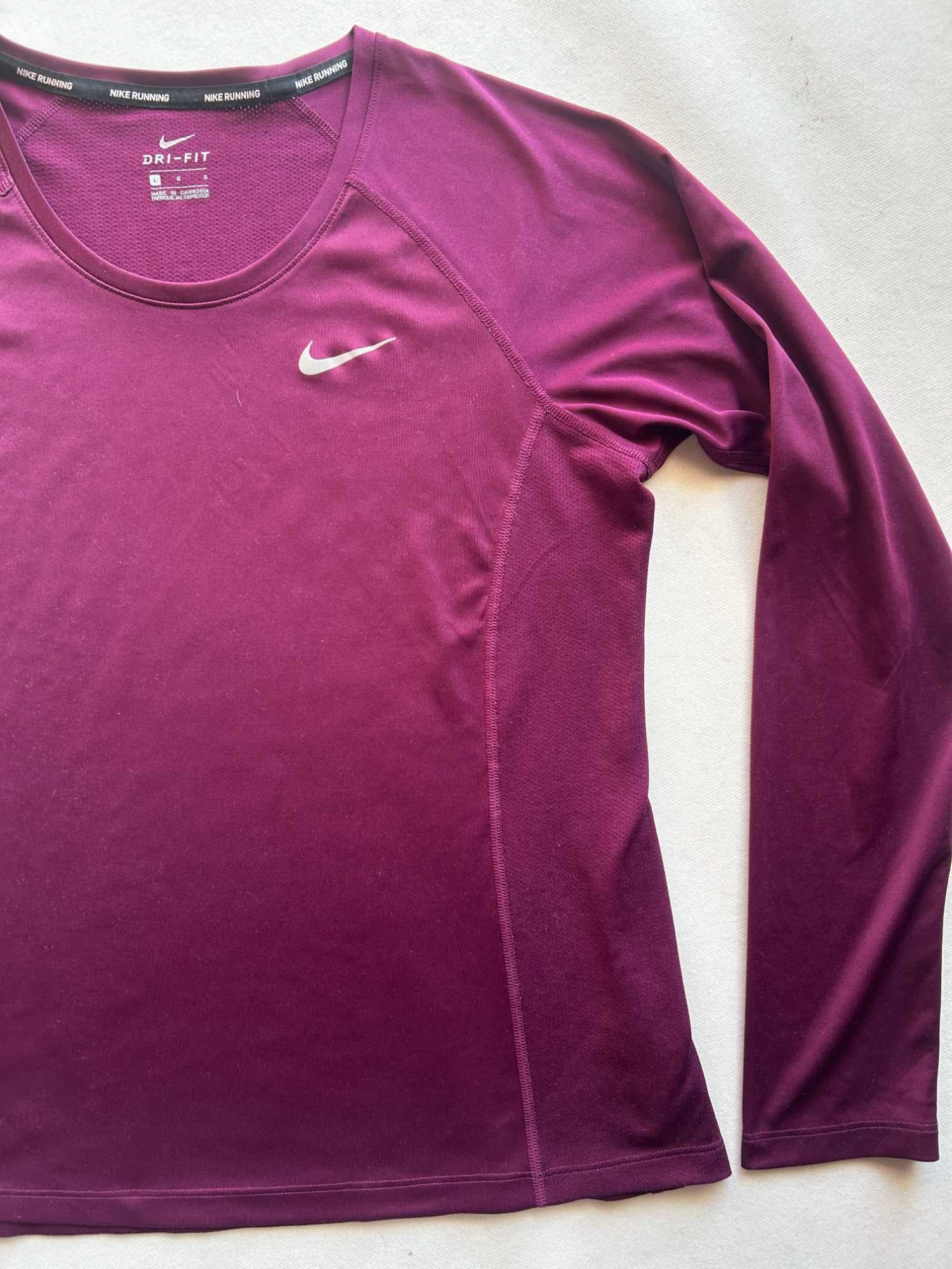 NIKE Running _ Termoaktywna koszulka longsleeve L _ Dri-Fit