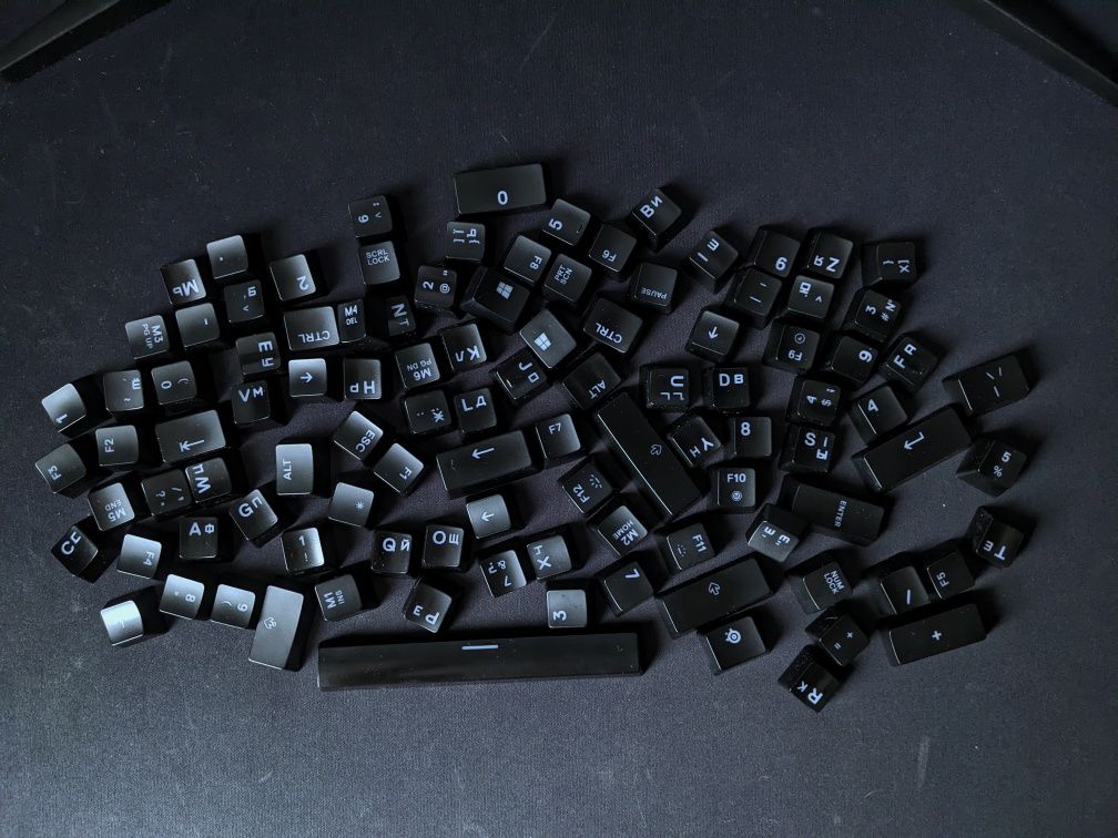 Ковпачки кейкапи keycaps SteelSeries Apex 3 TKL 5 Pro 7G 6G original