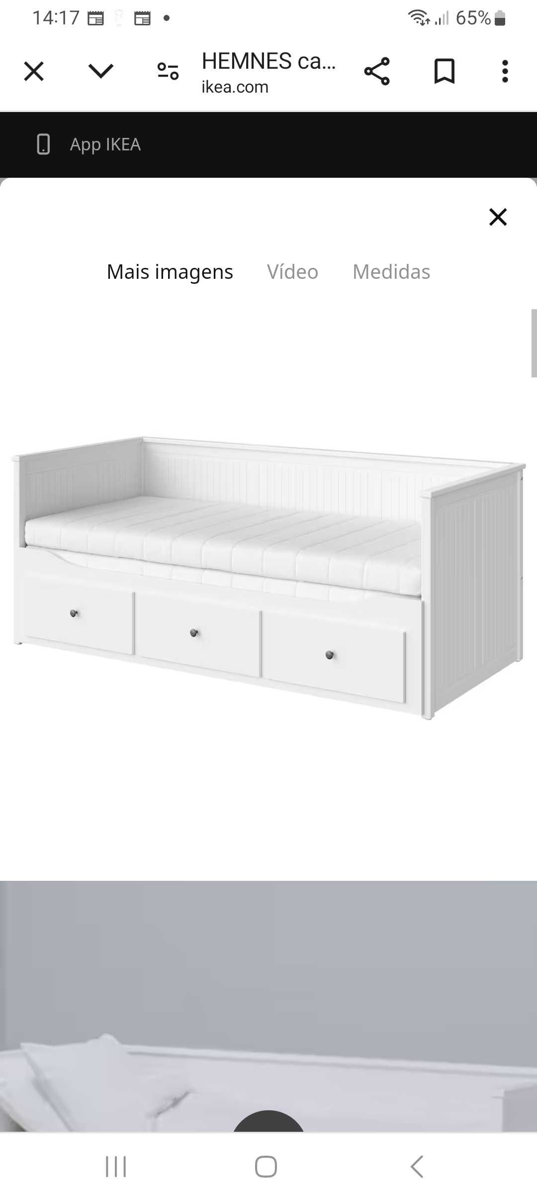 Cama de solteiro dupla com 3 gavatões