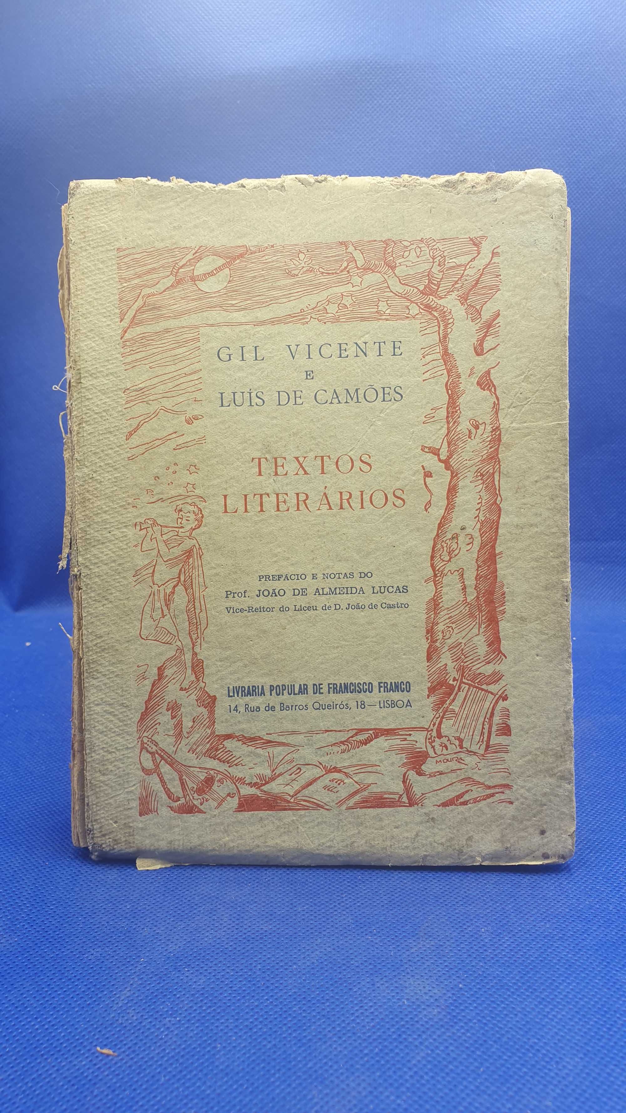 Livro - REF PBV - Gil Vicente, Luís de Camões - Textos Literários