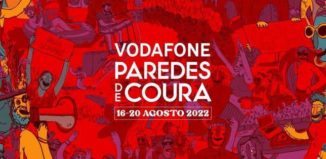 Bilhete geral Vodafone Paredes de Coura  2022