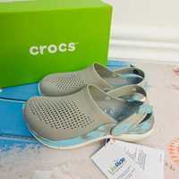 Crocs сабо новинка для мужчин LiteRide 360 Clog Grey купить Киев