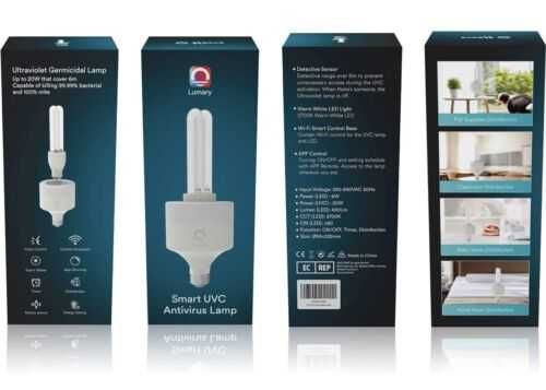 Lumary Smart UVC Light Sterylizator Smart Control