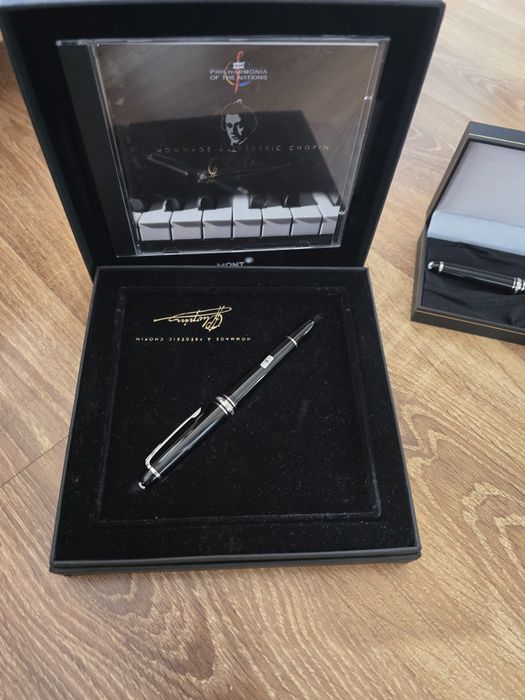 Pioro wieczne i długopis Mont Blanc