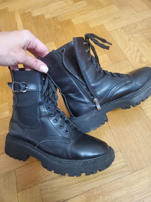 Шкіряні ботінки 35р.